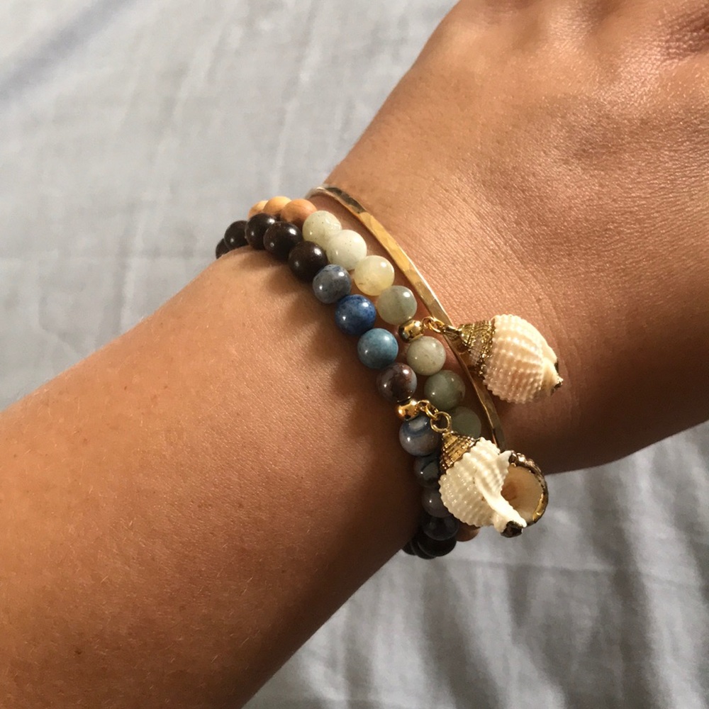 Seashell Stretchy Bracelet